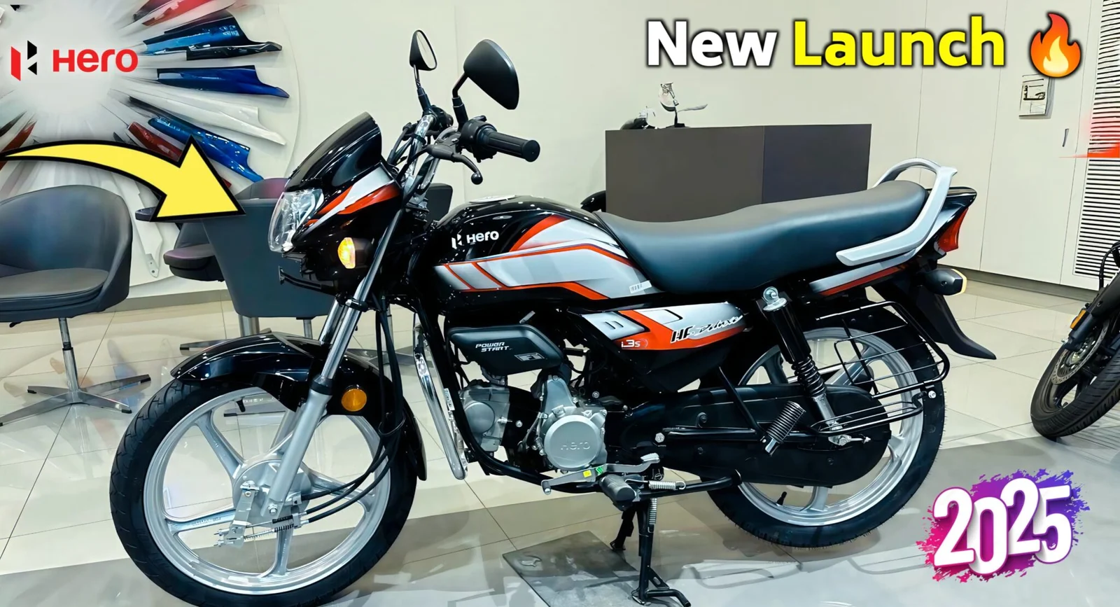 New Hero HF Deluxe Flex 2025 Launched With Sleek Design, Low Price, 70 Mileage, Budget-Friendly Appeal